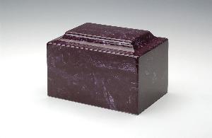 burgundy cultured marble cremation urn